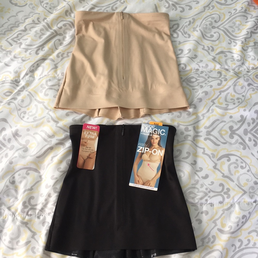 Waist and tummy shapers.